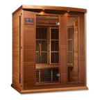Maxxus Montilemar 3-Person Near Zero EMF Infrared Sauna — Red Cedar — product view