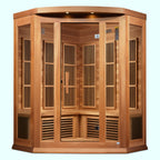 Maxxus Corner 3-Person Low EMF Far Infrared Sauna — Red Cedar — additional view 3