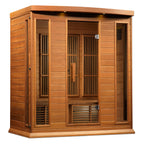 Maxxus 4-Person Low EMF Far Infrared Sauna — Red Cedar — product view
