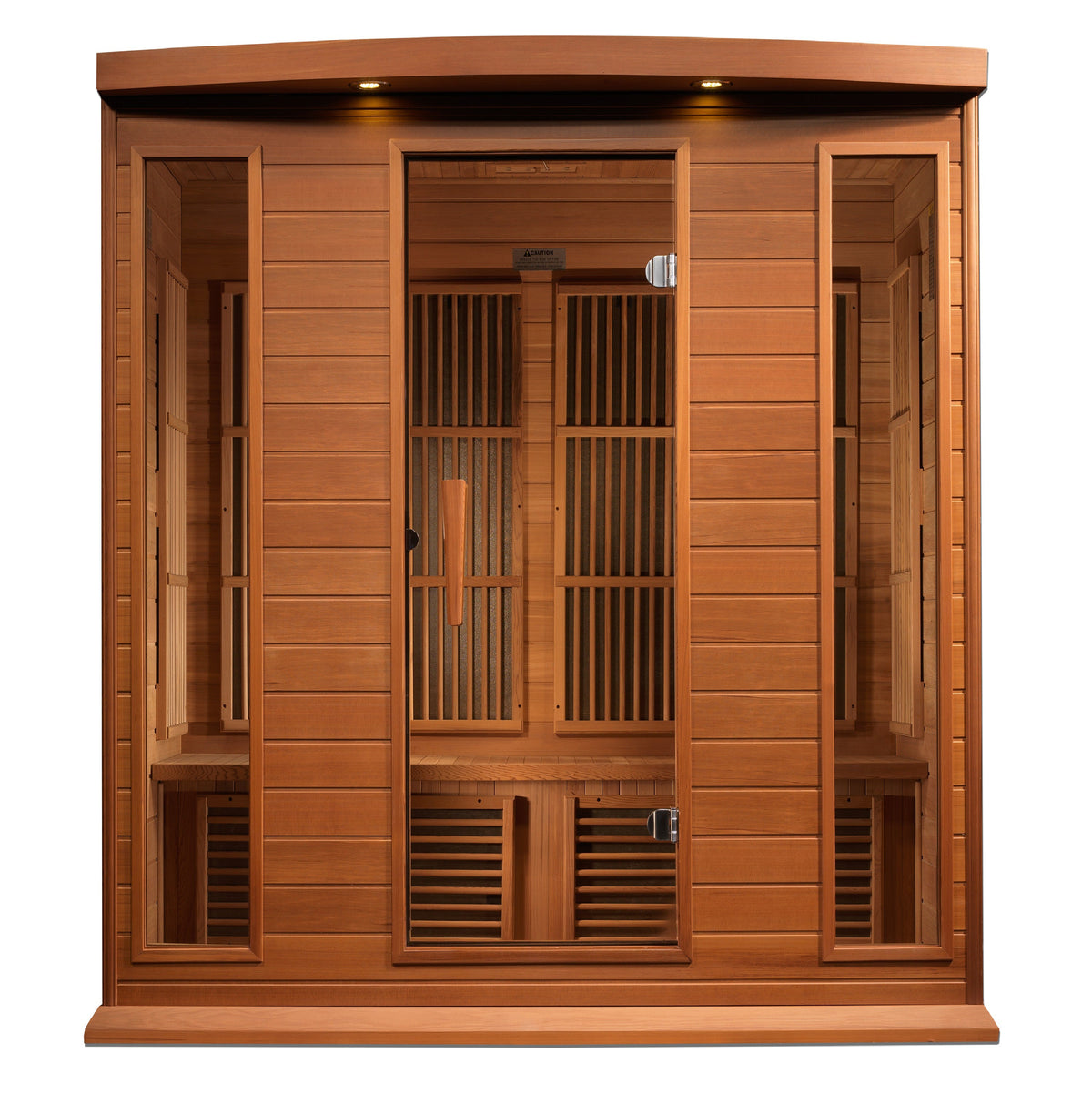 Maxxus 4-Person Low EMF Far Infrared Sauna — Red Cedar — additional view 2