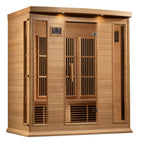 Maxxus 4-Person Near Zero EMF Infrared Sauna — Hemlock — product view