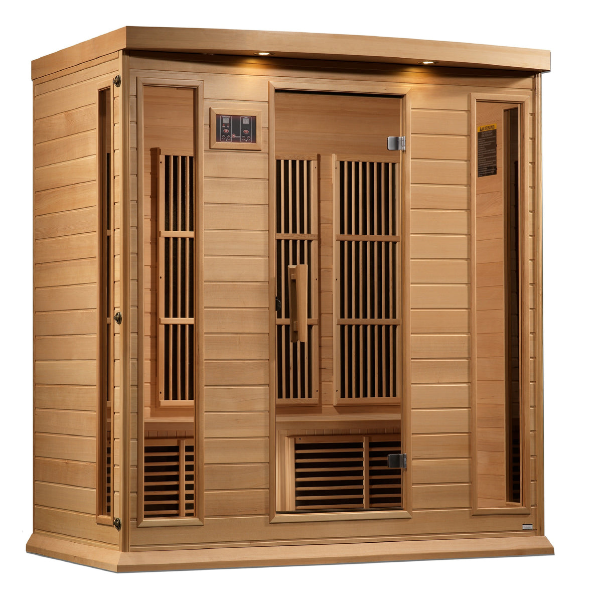 Maxxus 4-Person Near Zero EMF Infrared Sauna — Hemlock — product view