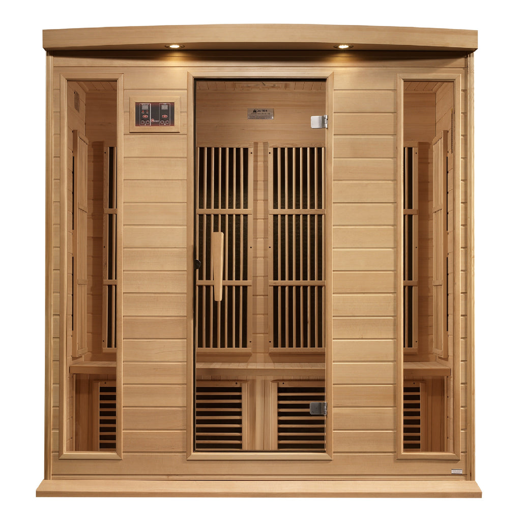 Maxxus 4-Person Near Zero EMF Infrared Sauna — Hemlock — additional view 2