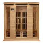 Maxxus 4-Person Near Zero EMF Infrared Sauna — Hemlock — additional view 2