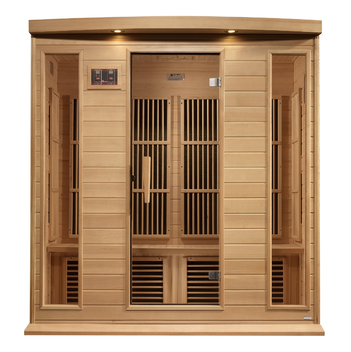 Maxxus 4-Person Near Zero EMF Infrared Sauna — Hemlock — additional view 2