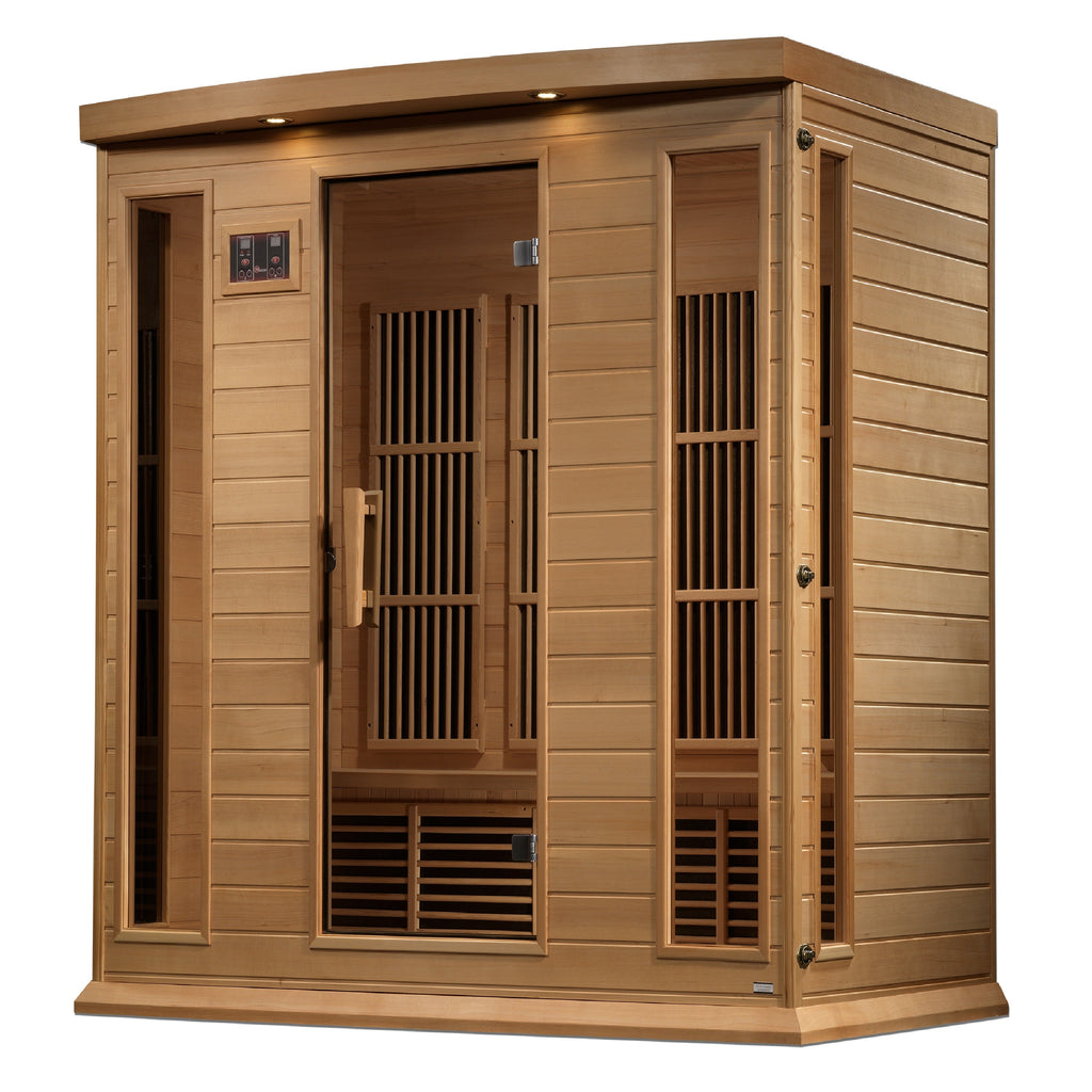 Maxxus 4-Person Near Zero EMF Infrared Sauna — Hemlock — additional view 3