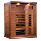 Maxxus 3-Person Full Spectrum Infrared Sauna — Red Cedar — product view