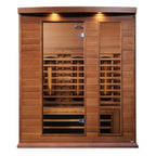 Maxxus 3-Person Full Spectrum Infrared Sauna — Red Cedar — additional view 2