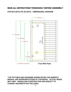 Dynamic Lucca Elite 2-Person Ultra Low EMF Infrared Sauna — Black — manufacturer manual diagram