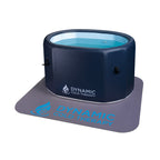 Dynamic Cold Therapy 52-Inch Inflatable Oval Cold Plunge — Tub Only — Oval tub with mat, cover removed