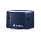 Dynamic Cold Therapy 52-Inch Inflatable Oval Cold Plunge — Tub Only — Empty tub and interior view