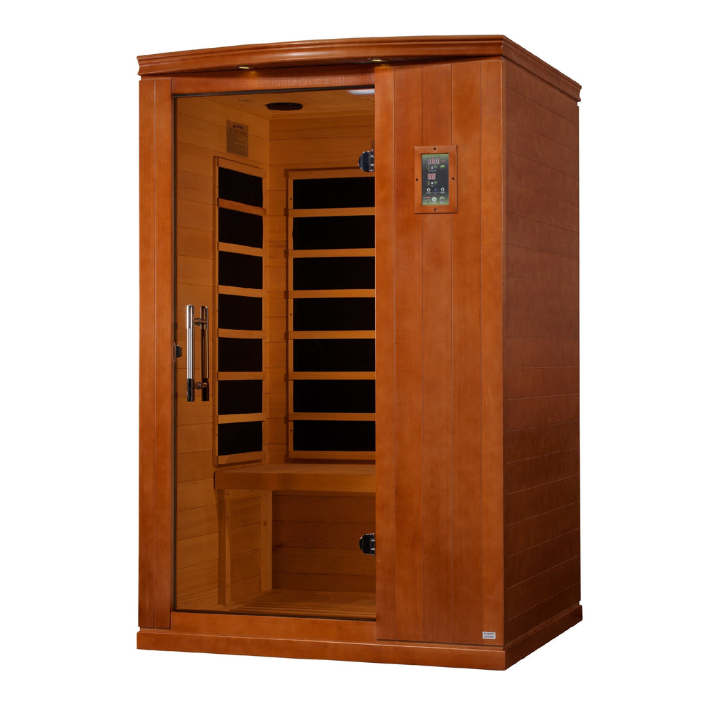 Dynamic Venice Limited Elite 2-Person Ultra Low EMF Infrared Sauna — Alternate exterior view