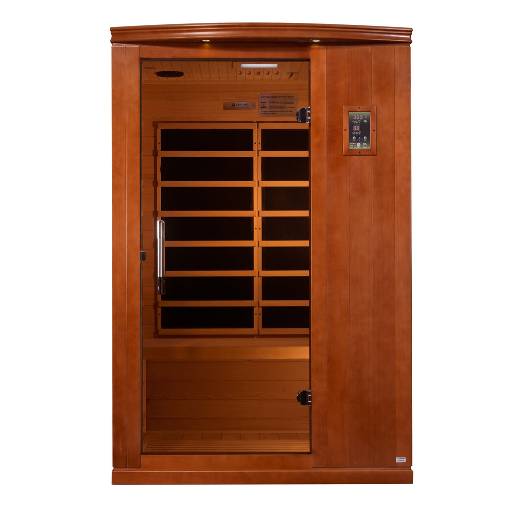 Dynamic Venice Limited Elite 2-Person Ultra Low EMF Infrared Sauna — Front view