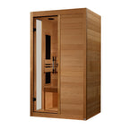 Dynamic Lucca Elite 2-Person Ultra Low EMF Infrared Sauna — Alternate exterior view