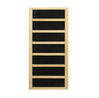 Dynamic Madrid Limited Elite 3-Person Ultra Low EMF Infrared Sauna — Carbon heating panel detail