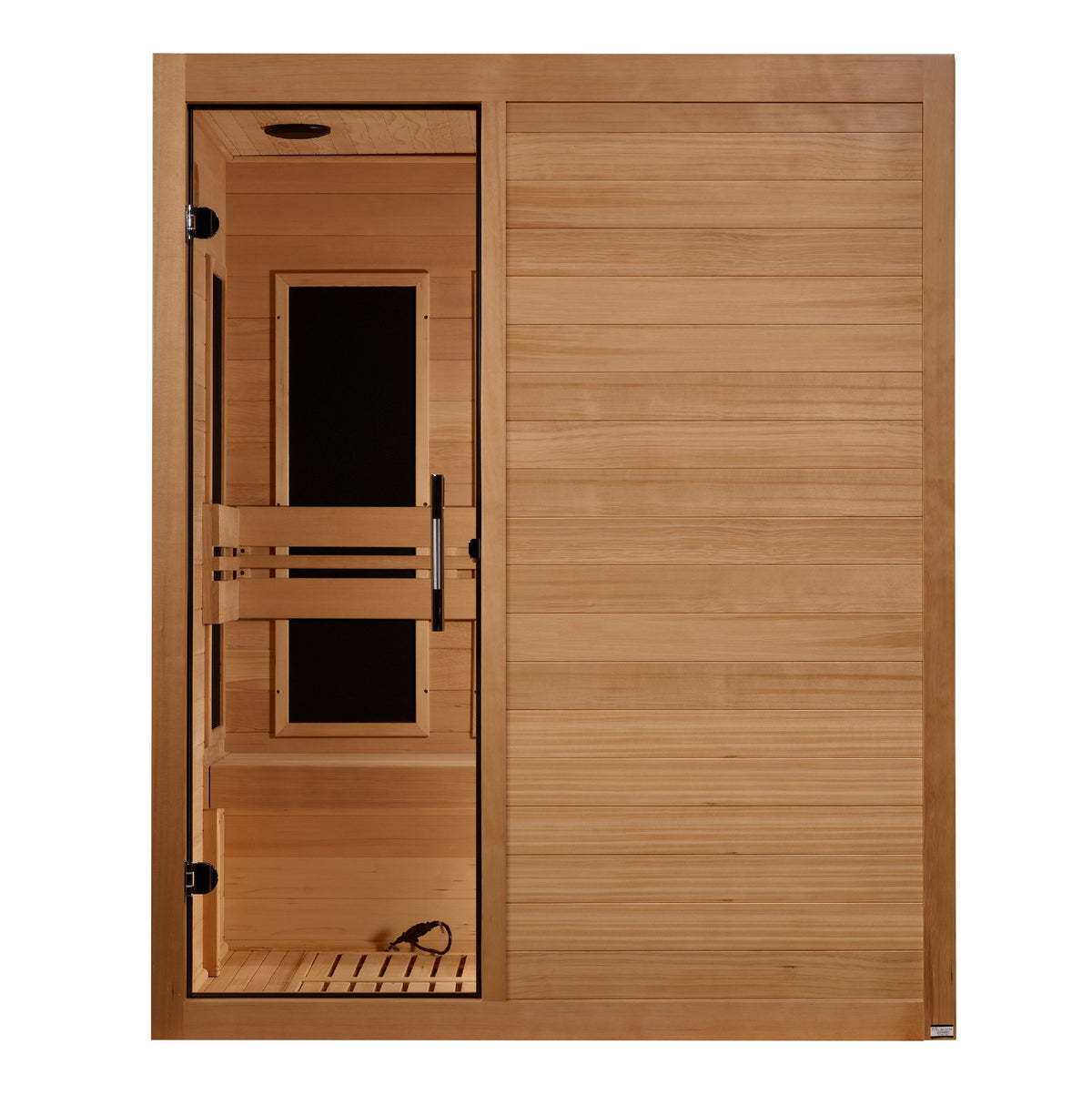 Dynamic Toscana Elite 3-Person Ultra Low EMF Infrared Sauna — Front view