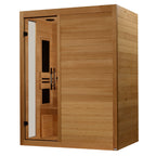 Dynamic Toscana Elite 3-Person Ultra Low EMF Infrared Sauna — Alternate exterior view