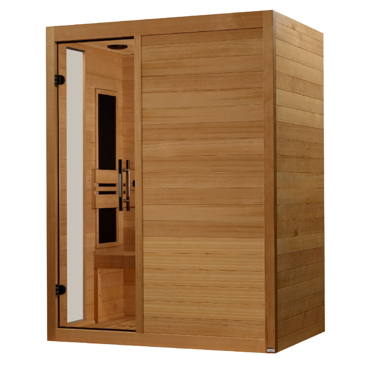 Dynamic Toscana Elite 3-Person Ultra Low EMF Infrared Sauna — Alternate exterior view