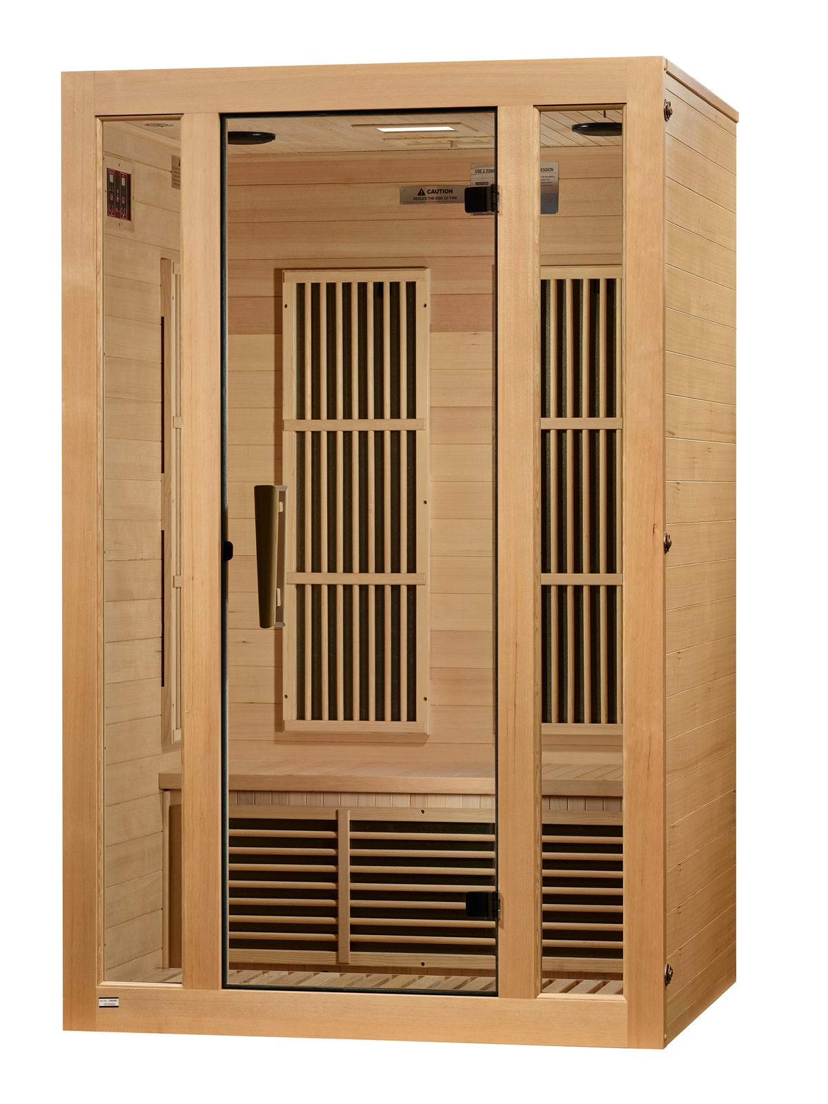 Maxxus Seattle 2-Person Near Zero EMF Infrared Sauna — Right exterior view