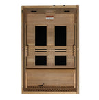 Maxxus S-Line Yoga 2-Person Low EMF Infrared Sauna — Interior and bench