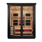 Golden Designs Loviisa 3-Person Outdoor Hybrid Sauna - 2 Tone, product view 2