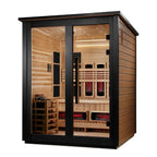 Golden Designs Loviisa 3-Person Outdoor Hybrid Sauna - 2 Tone, product view 3