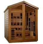 Golden Designs Kaskinen 6-Person Outdoor Hybrid Sauna - Vanilla Crème, product view 1
