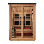 Golden Designs Kaskinen 6-Person Outdoor Hybrid Sauna - Pacific Cedar, product view 2
