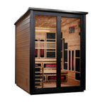 Golden Designs Kaskinen 6-Person Outdoor Hybrid Sauna - 2 Tone, product view 1