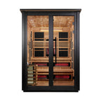 Golden Designs Kaskinen 6-Person Outdoor Hybrid Sauna - Black, product view 2
